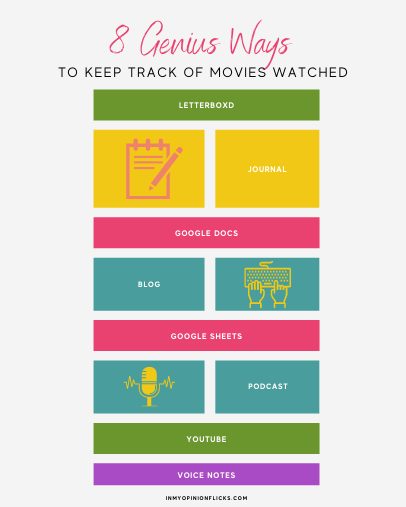 8 Genius Ways To Keep Track of Movies Watched (with Free Templates!)