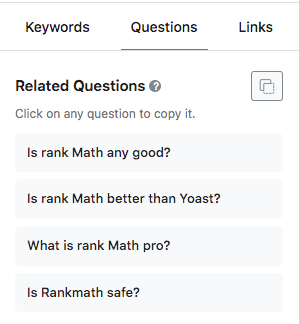 rank math faqs