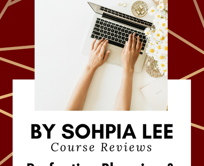 By Sophia Lee Blogging Course Review