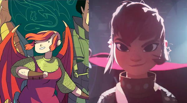 nimona comic vs. book